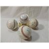 Image 1 : LOT 4 AUTOGRAPHED BASEBALLS
