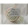 Image 1 : 1995 ATLANTA BRAVES WORLD SERIES AUTOGRAPHED REPLA