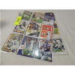LOT 18 VIKINGS FOOTBALL CARDS