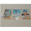 Image 1 : LOT 3 1968 TOPPS CHICAGO CUBS BASEBALL CARDS