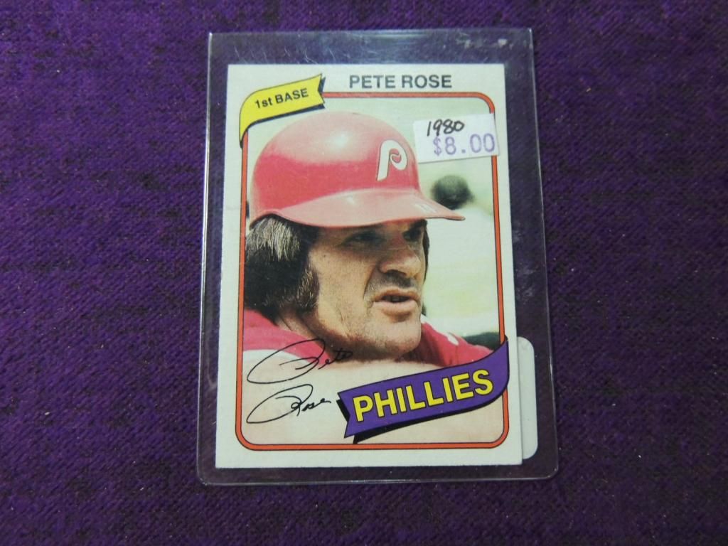 1980 TOPPS PETE ROSE BASEBALL CARD #540 1980 TOPPS PETE ROSE BASEBALL CARD #540