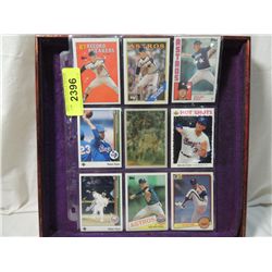 LOT 9 NOLAN RYAN BASEBALL CARDS