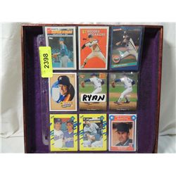 LOT 9 NOLAN RYAN BASEBALL CARDS