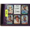Image 1 : LOT 5 1987 LEAF STAR BASEBALL CARDS