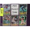 Image 1 : LOT 5 1984 DONRUSS STAR BASEBALL CARDS