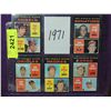 Image 1 : LOT 5 1971 TOPPS ROOKIE STARS BASEBALL CARDS