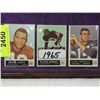 Image 1 : LOT 3 1965 TOPPS FOOTBALL PLAYER CARDS