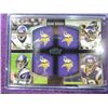 Image 1 : 2011 QUAD COMBO VIKINGS FOOTBALL CARD
