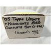Image 1 : 2005 TOPPS UPDATE & HIGHLIGHT BASEBALL CARD SET