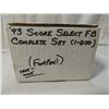 Image 1 : 1993 SCORE SELECT FOOTBALL CARDS COMPLETE SET