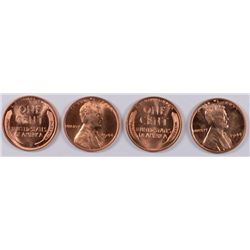 ( 2 ) ORIGINAL GEM BU ROLLS OF 1944 LINCOLN CENTS, CHERRY!