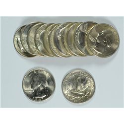( 14 ) GEM BU 1947 WASHINGTON QUARTERS, HARD TO FIND!
