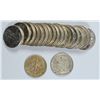 Image 1 : ROLL OF 20 WALKING LIBERTY HALF DOLLAR AU MIXED DATES