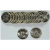 Image 1 : ORIGINAL GEM BU ROLL OF 1964 KENNEDY HALF DOLLARS ( 20 ) COINS