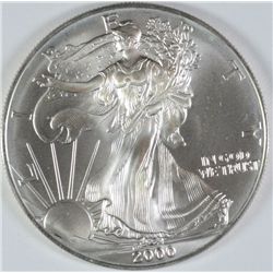 2000  AMERICAN SILVER EAGLE, UNC!