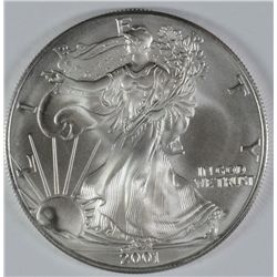 2001  AMERICAN SILVER EAGLE, UNC!