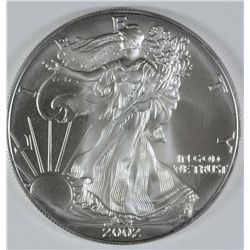 2002  AMERICAN SILVER EAGLE, UNC!