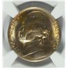 Image 2 : 1940-D JEFFERSON NICKEL, NGC MS-65 5 FULL STEPS