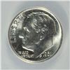 Image 2 : 1961 ROOSEVELT DIME ANACS MS-65