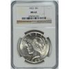 Image 1 : 1923 PEACE DOLLAR NGC MS-62