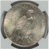 Image 3 : 1923 PEACE DOLLAR NGC MS-62