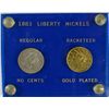 Image 1 : 1883 V-NICKELS (REGULAR & RACKETEER)