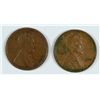 Image 1 : 2-1909 VDB LINCOLN CENTS VG & VF CORRODED