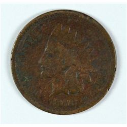 1866 INDIAN HEAD CENT AG/G