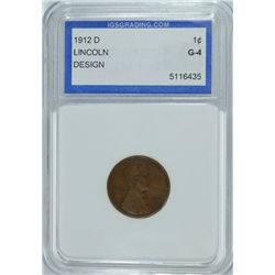 1912-D LINCOLN CENT IGS GOOD-4