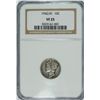 Image 1 : 1942/1 MERCURY DIME NGC VF-25
