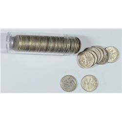 ROLL OF SILVER ROOSEVELT DIMES