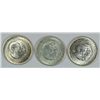 Image 1 : SET OF 1951 (P, D, S) WASHINGTON/CARVER COMMEN HALF DOLLARS CH BU