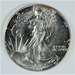 1987 SILVER AMERICAN EAGLE