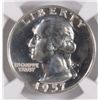 Image 2 : 1957 WASHINGTON QUARTER, NGC PROOF-66