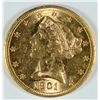 Image 1 : 1901-S $5.00 GOLD LIBERTY, BU