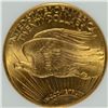Image 3 : 1924 $20.00 GOLD St. GAUDENS, NGC MS64