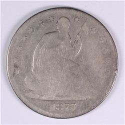1877-S SEATED HALF DOLLAR G/VG