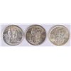 Image 2 : SET OF 1936/1934  (P, D, S) BOONE COMMEN HALF DOLLARS CH BU