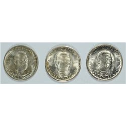 SET OF (P, D, S) 1951 BOOKER T WASHINGTON COMMEN HALF DOLLARS CH BU