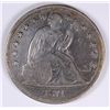 Image 1 : 1871 SEATED DOLLAR VG/F