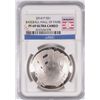 Image 1 : 2014 BASEBALL HALL OF FAME SILVER DOLLAR, NGC PROOF-69 ULTRA CAMEO  BEAUTIFUL!