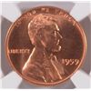 Image 2 : 1959 LINCOLN CENT, NGC MS-66 RED  LOOKS MS-67 TO US, MS-67 RED SELL AT $3500.00!