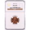 Image 1 : 1961-D LINCOLN CENT, NGC MS-66 RED! LOOKS 67 RED! WHICH GO FOR $4000.00