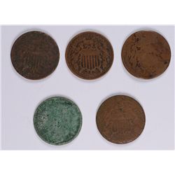 5- CULL TWO CENT PCS