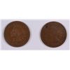 Image 1 : 1867 AG & 1868 VG INDIAN HEAD CENTS