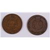 Image 2 : 1867 AG & 1868 VG INDIAN HEAD CENTS