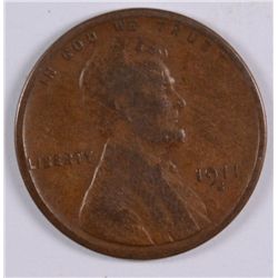 1911-S LINCOLN CENT VG