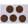Image 2 : 5 DIFFERENT INDIAN HEAD CENTS (65, 66, 68, 70, 73) AG-GOOD