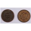 Image 2 : 1848 FINE & 1850 FINE LARGE CENTS