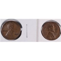 LOT of 2 - 1922 D LINCOLN CENTS